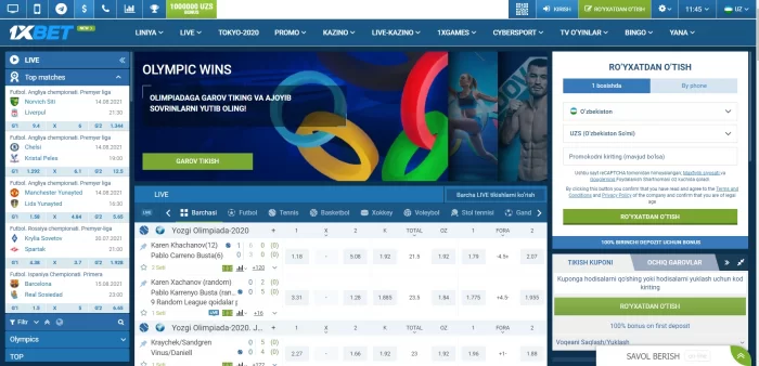 1xbet stavka qilish 1xbet web-sayt