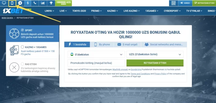 1xbet mobil ilova 1xbet mobil