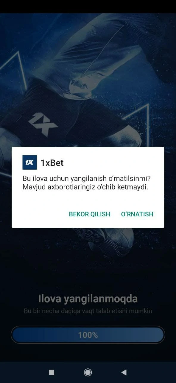 1xbet yangilash 1xbet yangi versiya skachat