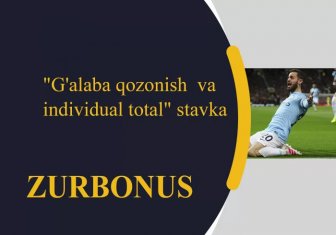 "G'alaba Qozonish + Individual Total" Stavka 1xBet