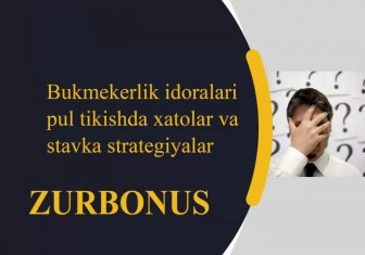 Bukmekerlik Idoralariga Pul Tikishda Xatolar Va Stavka Strategiyalar