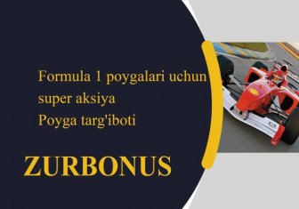 Formula 1 Poygalari Uchun Super Aksiya 1xBet Poyga Targ'iboti