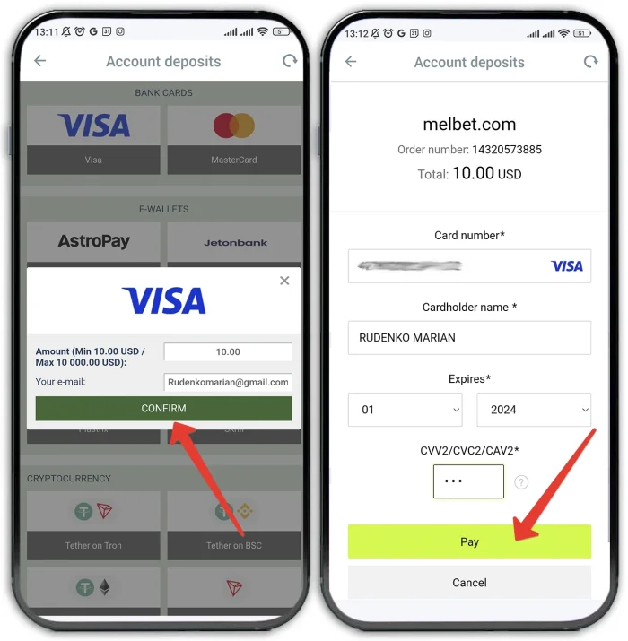 Melbet top up process in 2025